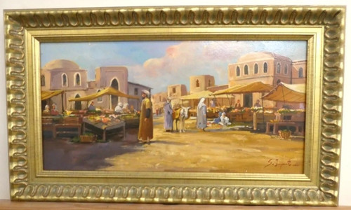 Tableau ancien huile peinture - ancien,