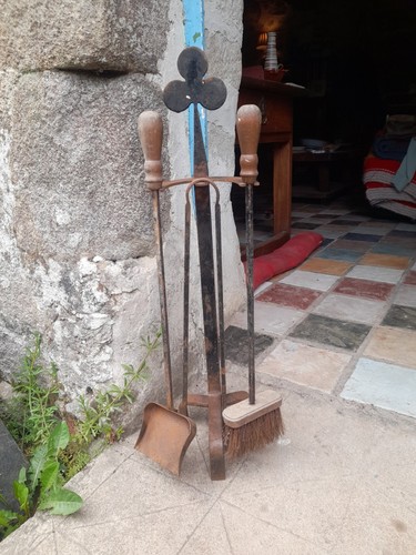 Ancien serviteur cheminée - serviteur,