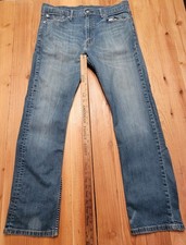 Levis 503 Mens Straight Fit Medium Wash Denim Jeans W36 L32 Cotton