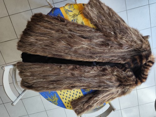 Manteau fourrure véritable - de,