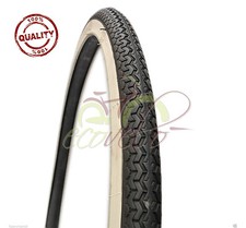 Pneu Blanc Noir Pour Vélo 26