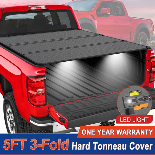 5ft tri fold hard - hard, tonneau