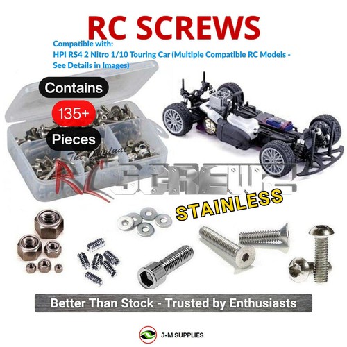 Rcscrewz stainless screw kit - stainless,