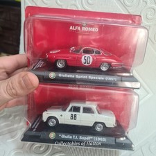 1:43 diecast alfa romeo sport collection giulietta sprint speciale & T.I. super