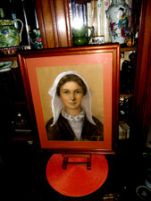 SUPERBE TABLEAU  DESSIN FUSAIN