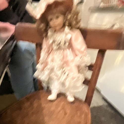 Poupée porcelaine fille - porcelaine,