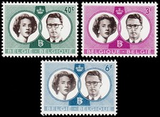 Belgique 1169/71 1960 Mariage