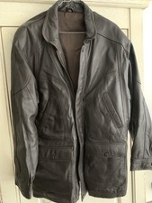 Veste Manteau 3/4 en cuir pour