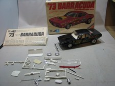 1973 Plymouth Barracuda Original issue 3 in 1  MPC kit 426 Hemi Drag car Mopar