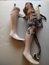 Lot prothèses jambes anciennes objet de curiosité vintage