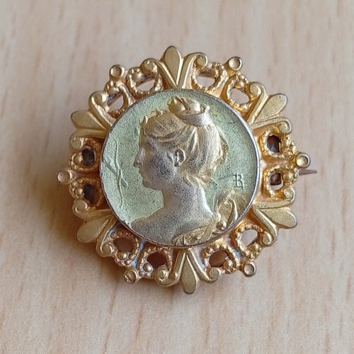 Ancienne broche - ancienne, femme