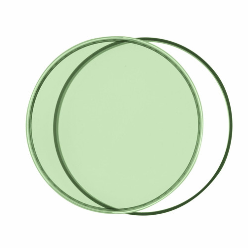 Green mineral glass watch - mineral,