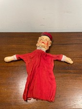 Ancienne Marionnette Guignol en Plâtre Sortie de Grenier (8-44)
