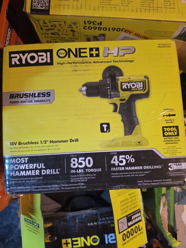 Ryobi one 18v brushless - ryobi, hp