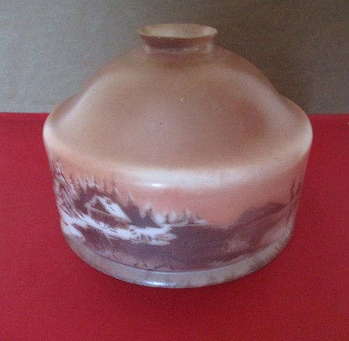 Ancien abat jour opaline - , opaline/