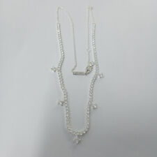 Pandora Sterling Silver Sparkling Necklace 43cm Drop Collier