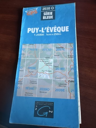 Carte ign randonnée 2038 - 2038, o