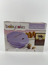 Babycakes Cake Pop Maker Purple- Nonstick Coates- New/Open Box- Model CP-12