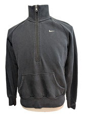 Sweat Nike Col Zippé Noir