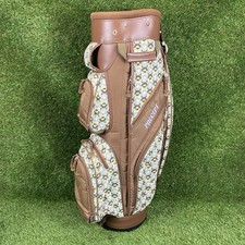 Ladies Precept Brown Cart Golf Bag 5 Way ⛳️ Circles Patterns