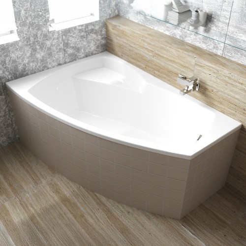 Baignoire bain angle 140x90 - d'angle,
