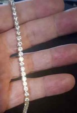 Bracelet tennis rond en or