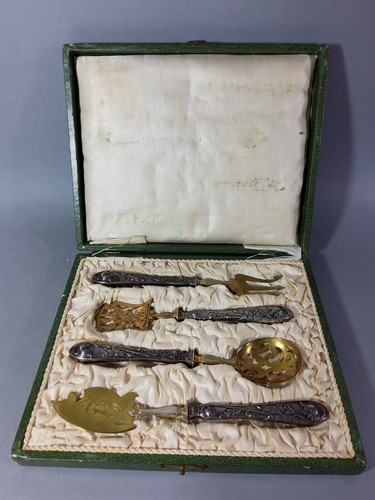Antique silver 800 - vermeil, art