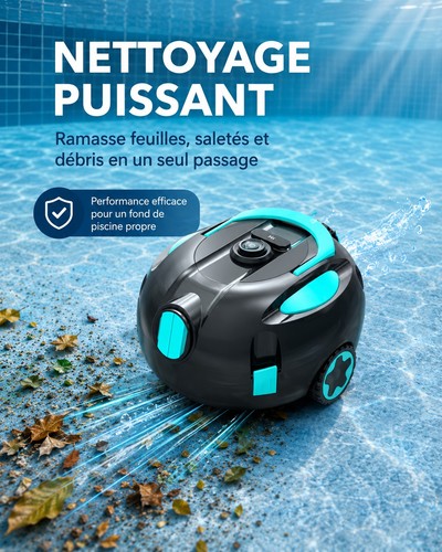Robot nettoyeur piscine - robot,