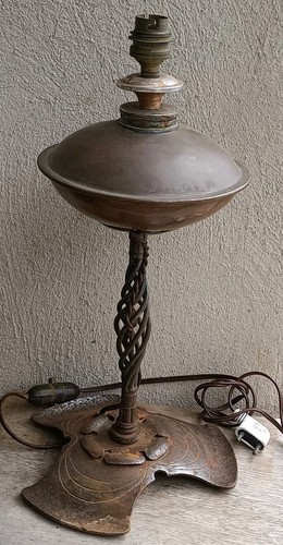 Lampe pétrole ancienne - ancienne, art