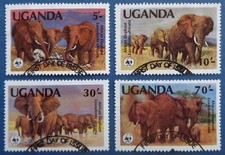 Ouganda oblitérés, n°316 à