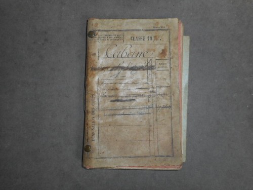 Livret militaire classe 1878 - livret,