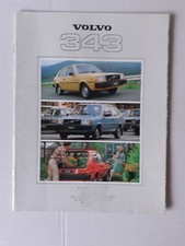 CATALOGUE BROCHURE VOLVO 343