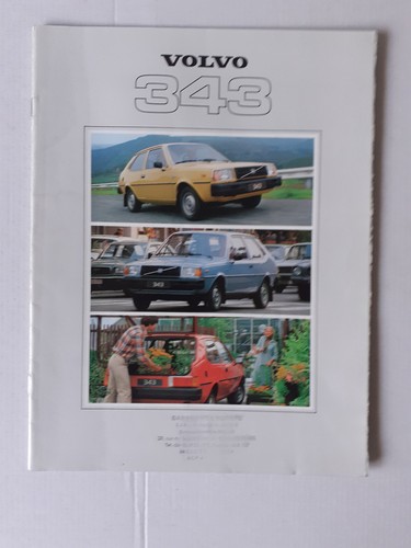 Catalogue brochure volvo 343 - brochure,