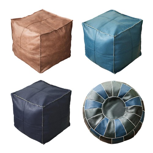 Housse pouf marocain fait - de,