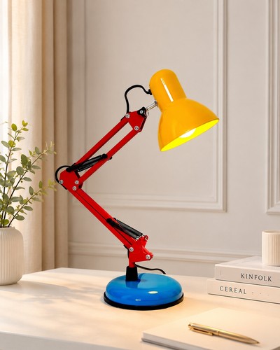 Lampe bureau jaune - de, rouge
