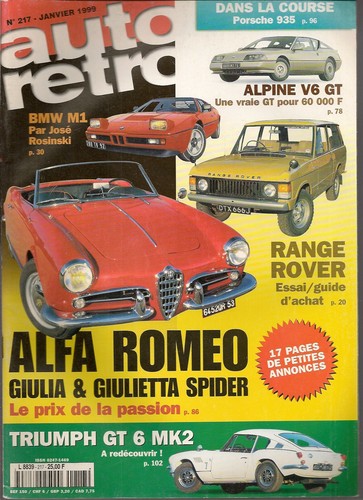 Auto retro 217 alfa giulietta - auto,