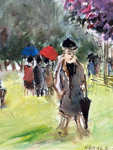 Tableau moderne prairie des