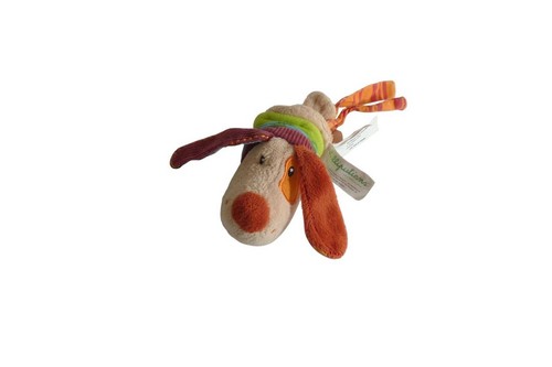 Doudou chien jeff - chien, éveil