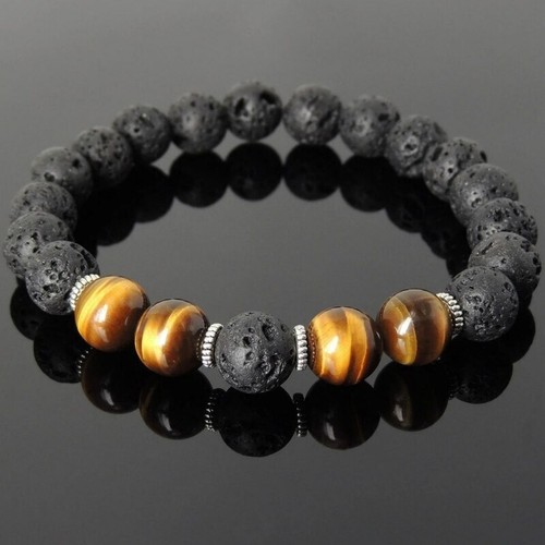 Bracelet perles 10mm œil - perles,