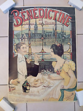 AFFICHE ORIGINALE BENEDICTINE