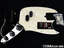 Fender American Performer Mustang Bass, LOADED PICKGUARD Yosemite Pearloid.