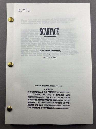 Scarface movie script and - script,