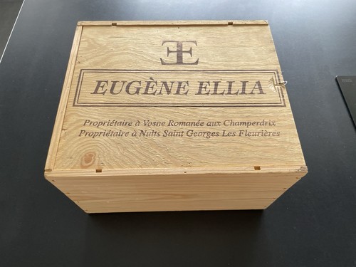 Caisse vin bois vide eugène - vin,