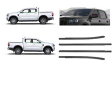 SÉRIE 4 PROFILS RASOIR GRATTOIR POUR FORD RANGER 4 PORTES 2012-2019 NOIR