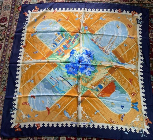 Foulard soie hermes carre - foulard, en