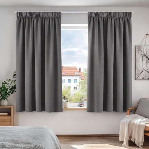 Rideaux gris clair - rideaux, thermiques