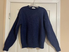 The Moors Lord Jeff Men's Shetland Wool XL Blue VTG Pullover