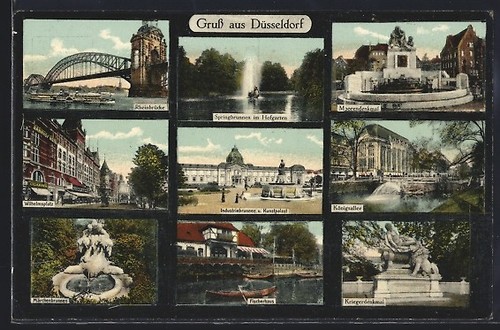 Düsseldorf pont rhin - düsseldorf,, du