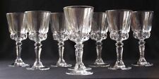 8 D'ARQUES /DURAND CHANTELLE  /LADY VICTORIA CRYSTAL LIQUEUR CORDIAL GLASSES 