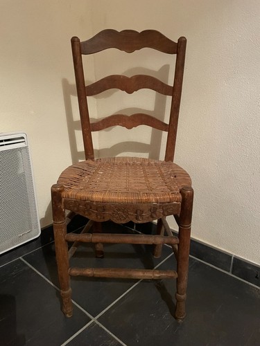 Chaises rustiques anciennes - 2,